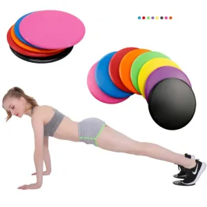 Moving Fast Gliding Disc 2 Pcs Set A Smarter Choice, Personal Fixed Barbell, Aerobic Training,Yoga
