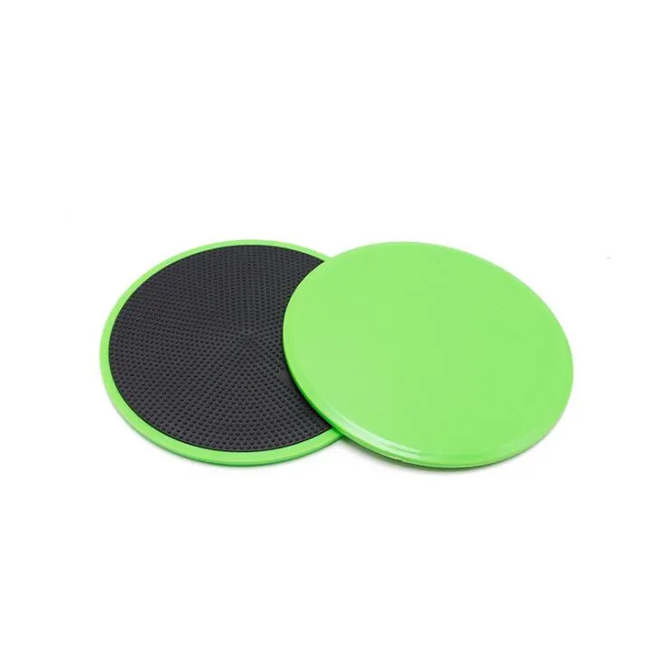 Gliding Disc 2 Pcs Set, Air bike exercise, Cross trainer elliptical, Yoga Mats