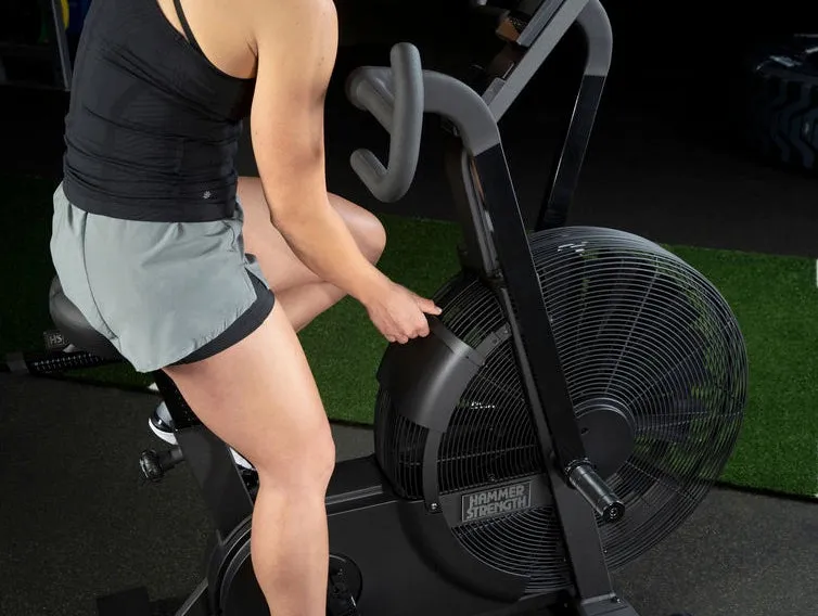 Hammer Strength Air Bike, Parallettes, Leg Curls,Extensions,Calf Presses