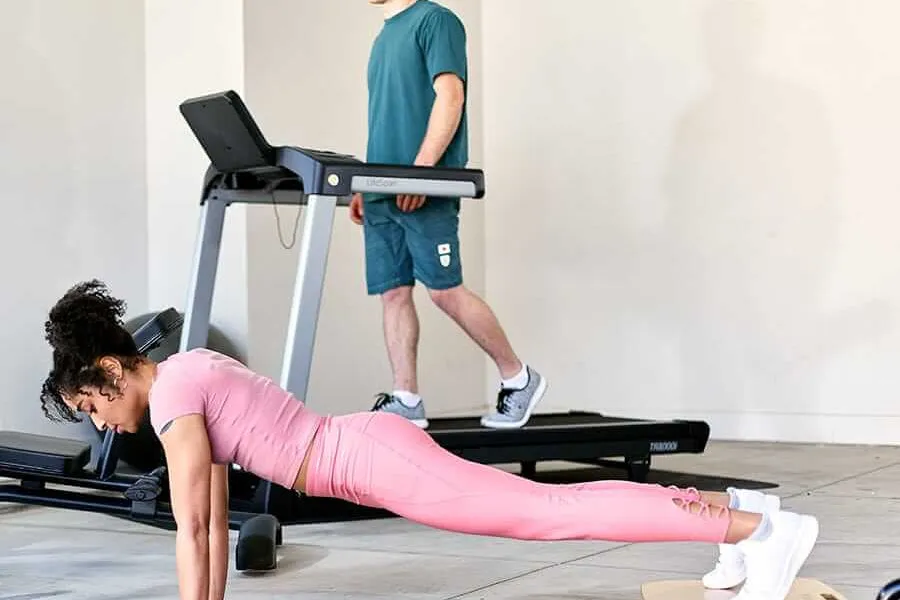 LifeSpan TR3000i Folding Treadmill, Weight Plates