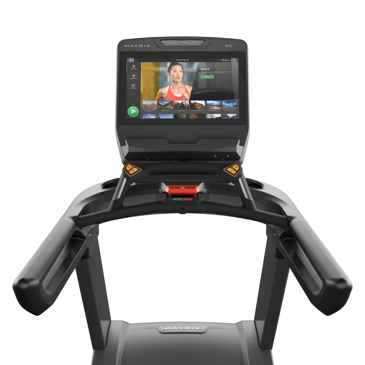 Matrix Performance Treadmill with Touch XL Console, Equipment Storage