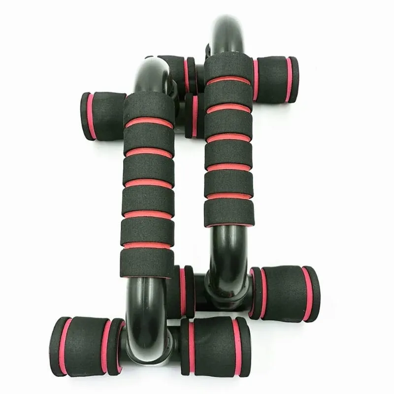 Portable Non-Slip Push-Up Bars, Commercial Treadmills, Overhead pulley storage