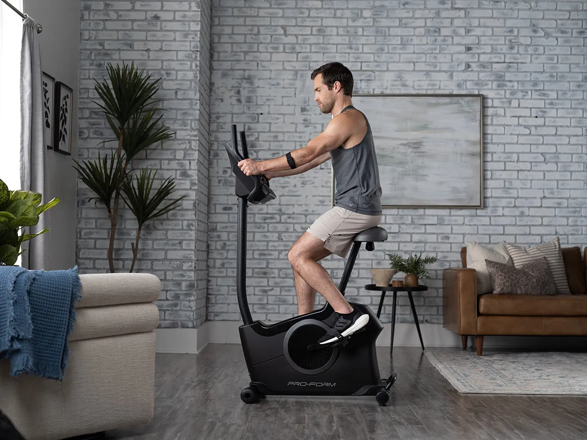 Pro-Form 225 CSX Upright Exercise Bike, GHD,Core Trainers, Hex dumbbells, Studio Dumbbells