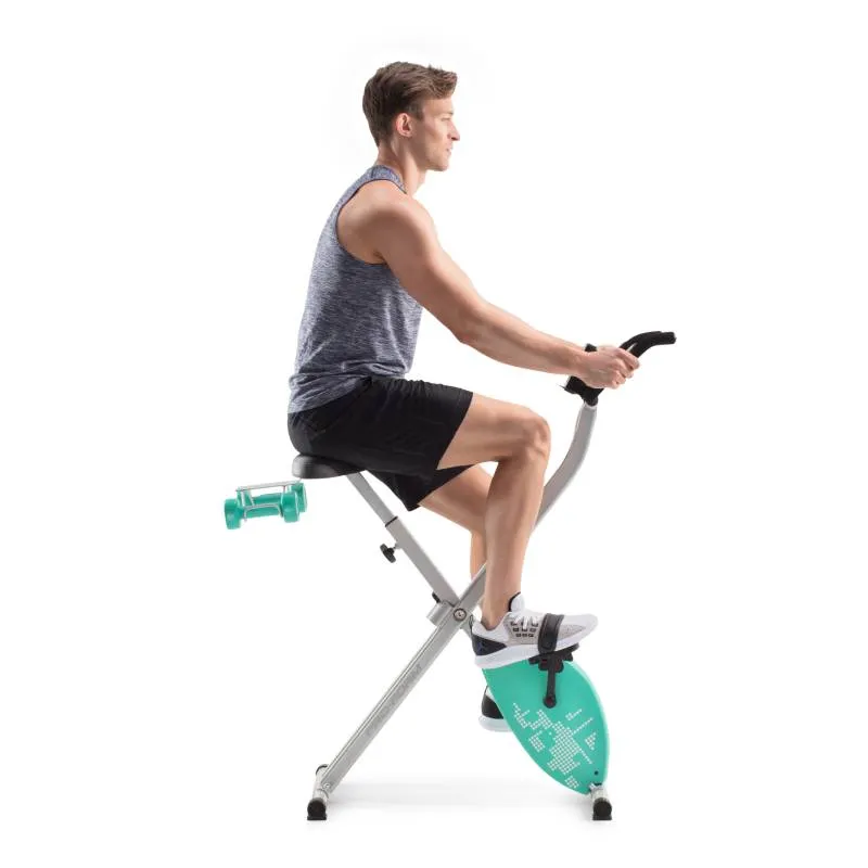 ProForm - X-Bike Elite Exercise Bike Teal (PFEX78918T), Yoga strap with buckle, Rear Drive