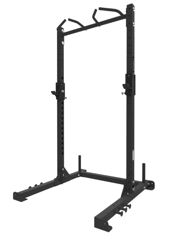 TORQUE Fitness 8ft Arsenal Squat Stand with Multi Grip Cross Kit, Indoor Cycles