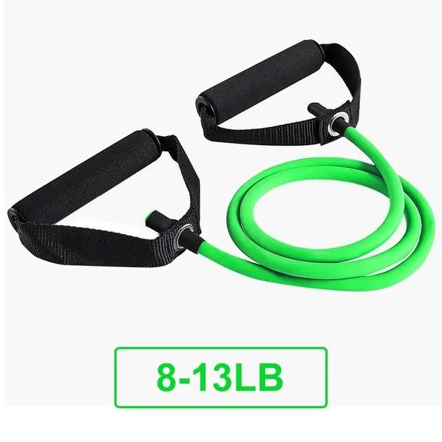 5 Levels Resistance Bands with Handles, Round Dumbbells, Deadlift platform