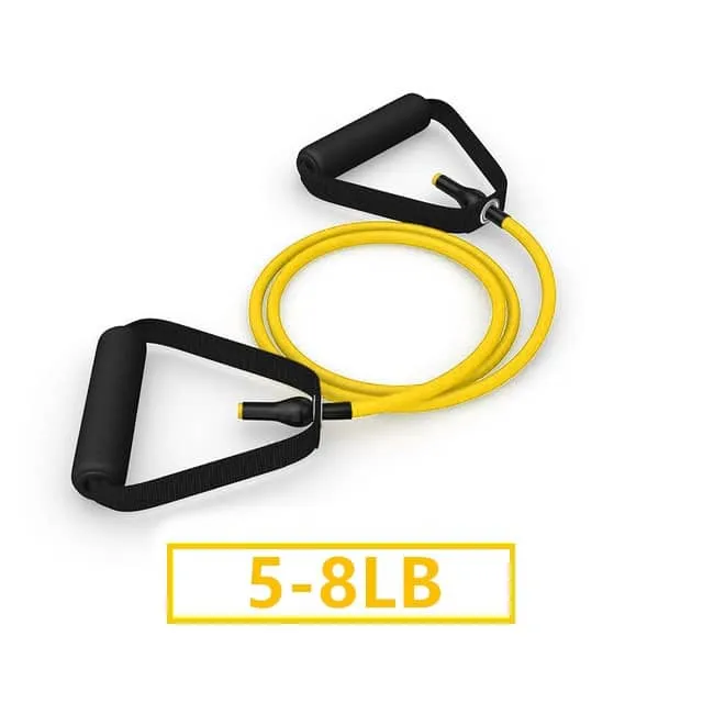 5 Levels Resistance Bands with Handles, Olympic weight plates, Exercise equipment for bad knees