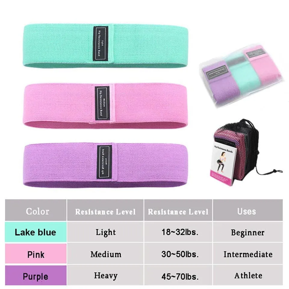 Durable Hip Circle Band, Resistance band repair clips