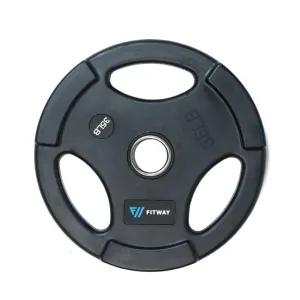 Must-Have Fitway Olympic Rubber Grip Plate - 35lb Grab Yours Now, Rollers, Treadmills