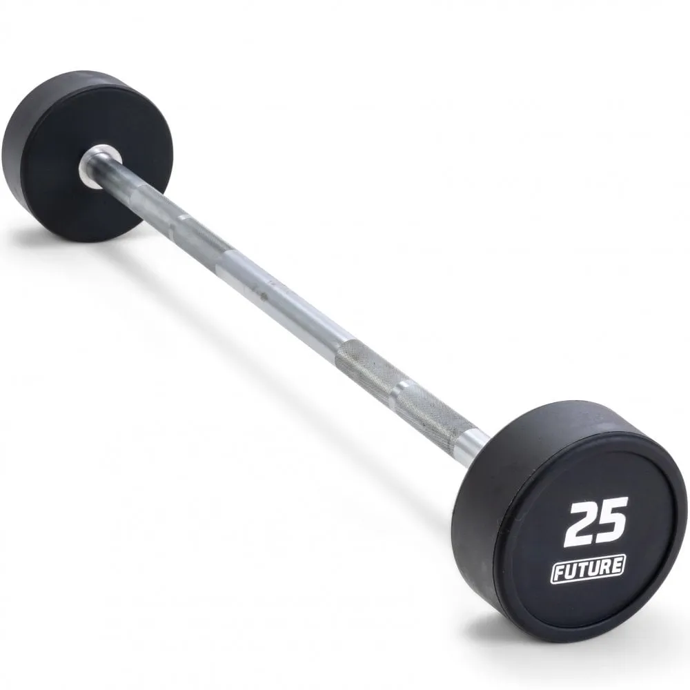 Future Premium Straight Urethane Barbell Set  & Rack 10 - 45kg, NordicTrack Commercial 1750
