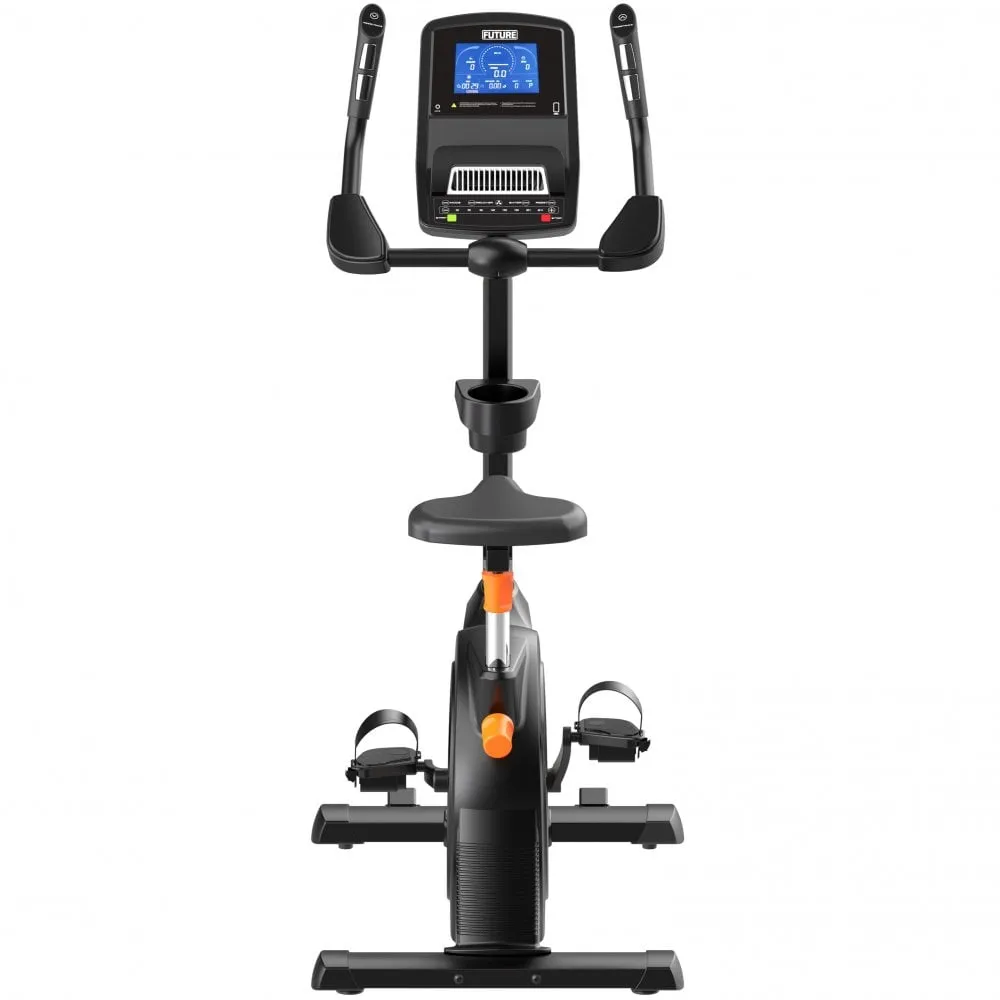 Future Progress Series U770 Upright Bike - LED Console, Rack Attachments, Agility,Speed