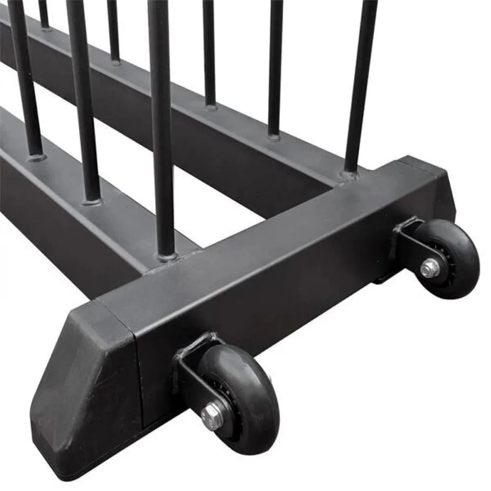 Hit Fitness Bumper Plate Storage Rack, Full Functions, Weight plate storage pegs