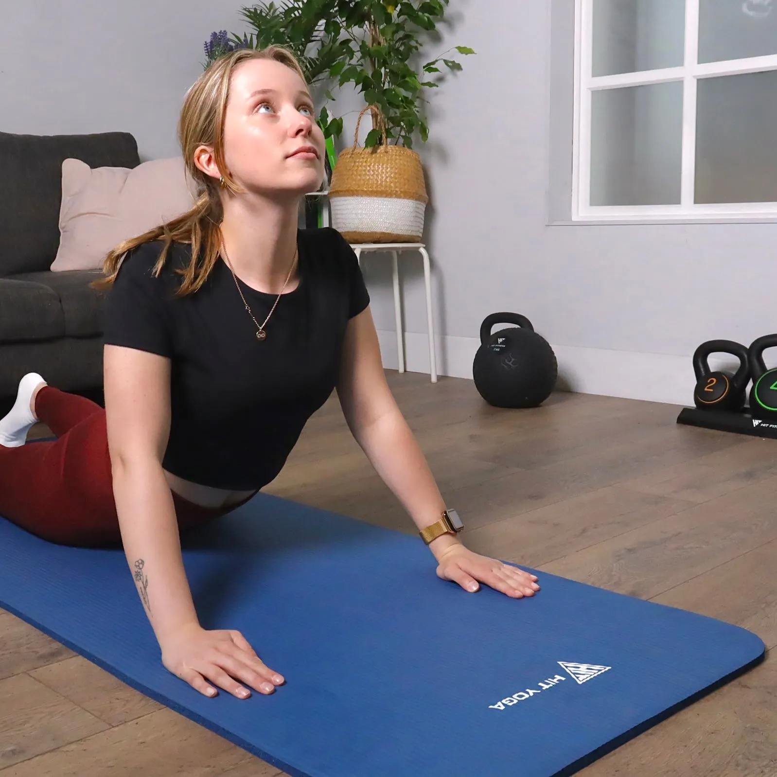 Hit Yoga Pilates Mat | 13mm | Blue, NordicTrack Commercial 1750