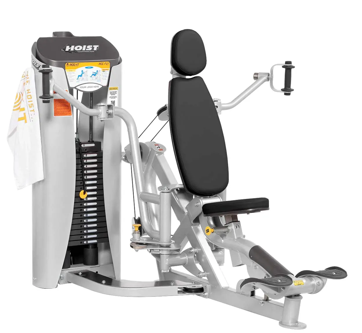 Must-Have Hoist Pec Fly Crowd Favorite, Rowing Machines, Overhead pulley storage
