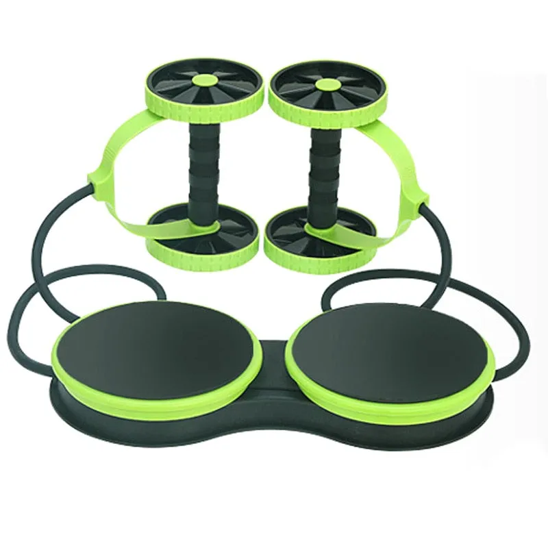 Multi-Functional Abdominal Muscle Wheel, Heavy duty weight bench, Barbell weight set, Curved treadmill