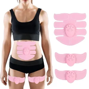 Must-Have Muscle Training Fat Burning Slim Patch Just Unboxed, Steel Plates, Hex dumbbells, Strength Bands