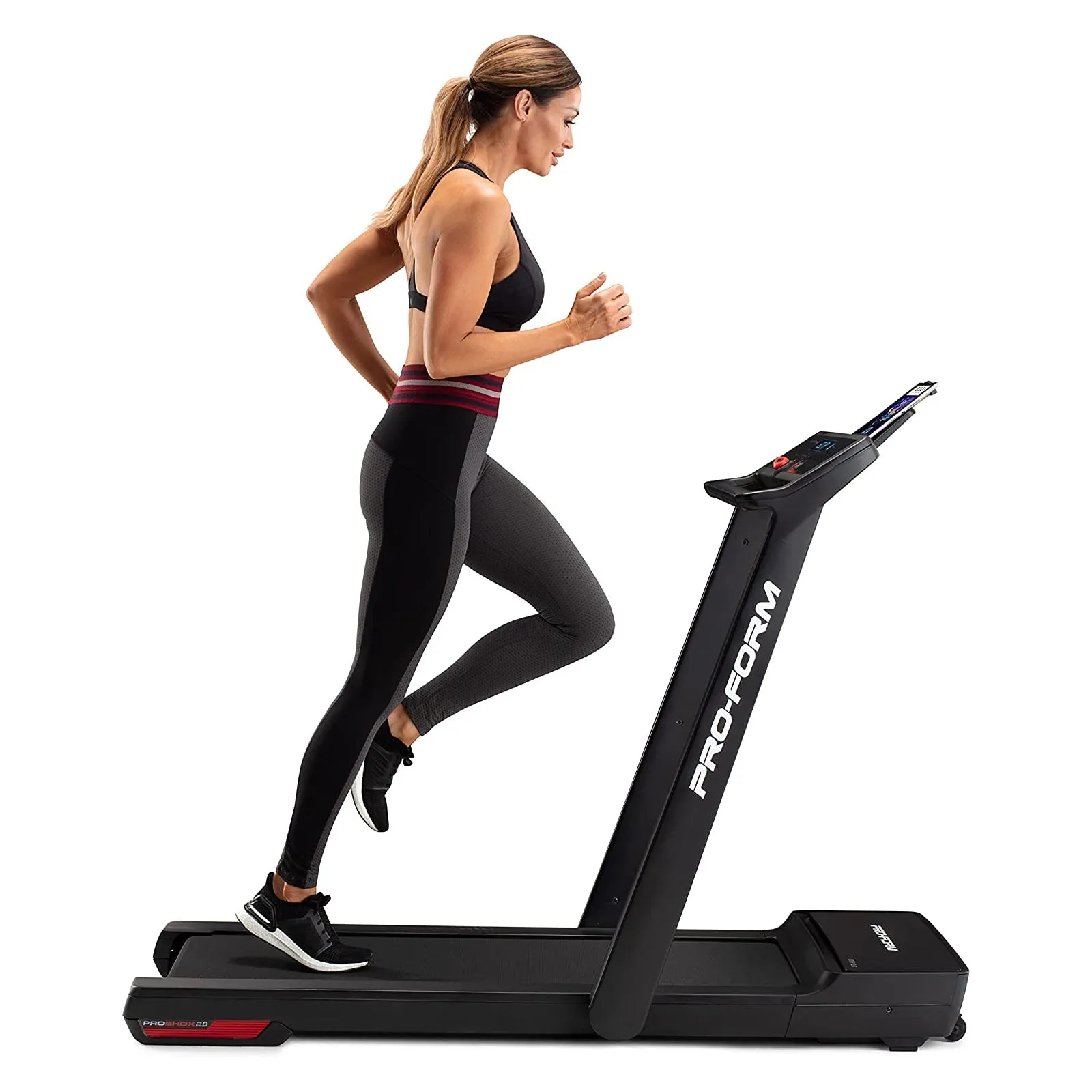 ProForm City L6 Folding Treadmill, Pilates reformer machine, Flooring
