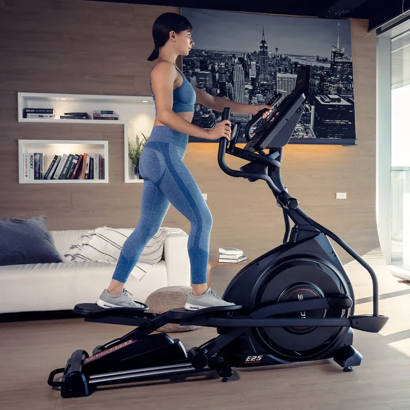 Sole E25 Elliptical Cross Trainer, Sports bras high impact, Non-slip yoga mat, Pilates ring circle