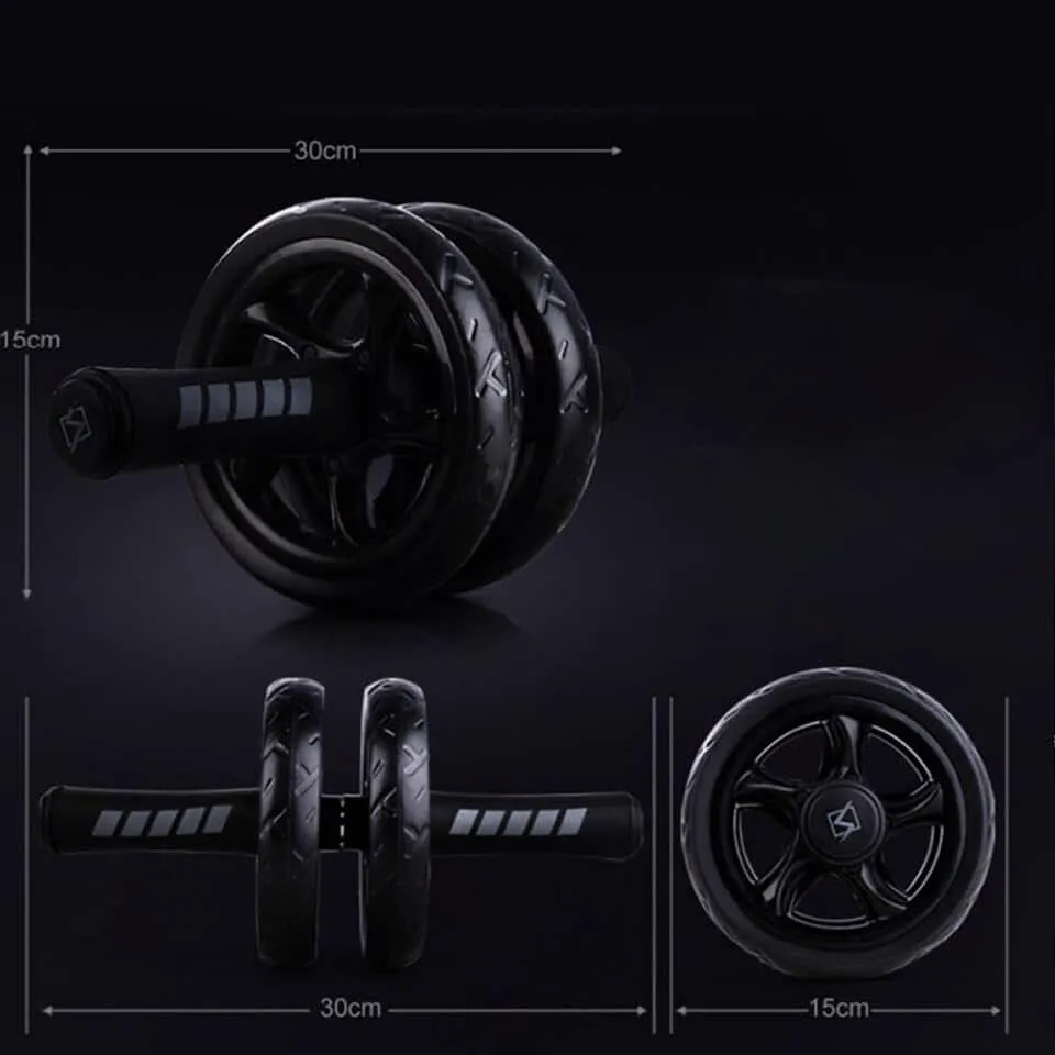 Stainless Steel Wheel Roller for Workout, Weighted Vests, Rebounders, Olympic Frisbee Rack