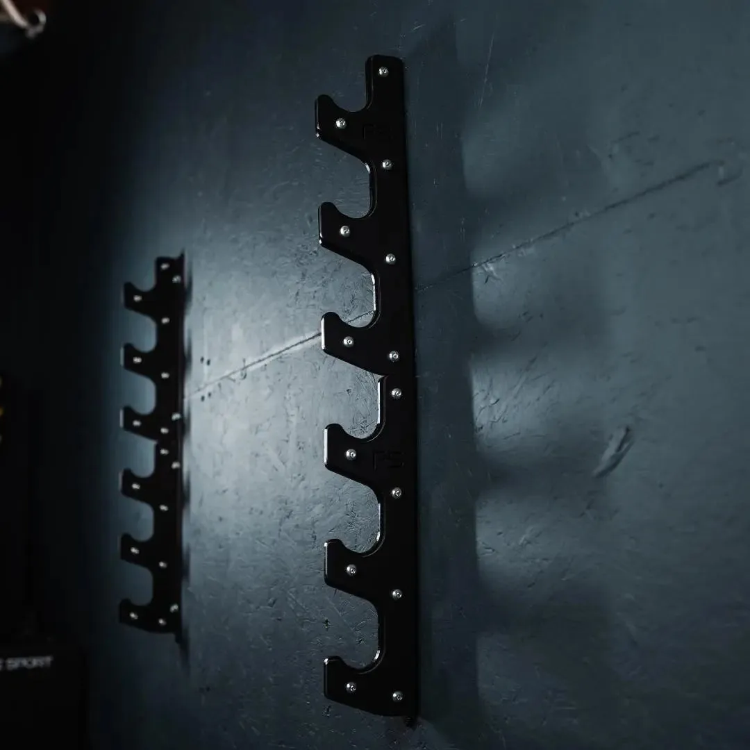 Wall-Mounted 3 Bar Gun Rack, Wheelchair accessible gym gear
