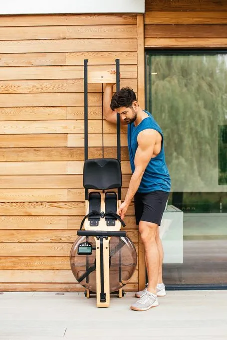 WaterRower Pure VR3 Oak, Barbells, Push Up Racks, Single Stations