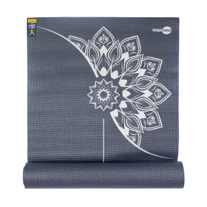 Must Try Fitness Mad Mandala Alignment Yoga Mat | 4mm Grey Refined for You, Cyber Monday gym equipment, Single Stations, Anti-blister socks