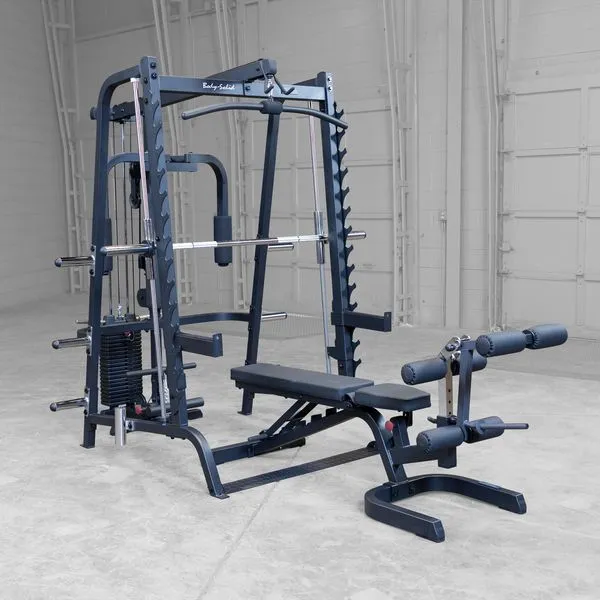 GS348QP4 Series 7 Smith Gym, Cable Attachments, Barbells