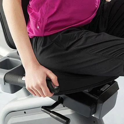GymGear R98e Performance Series Recumbent Bike, Gym lock combination, Collars