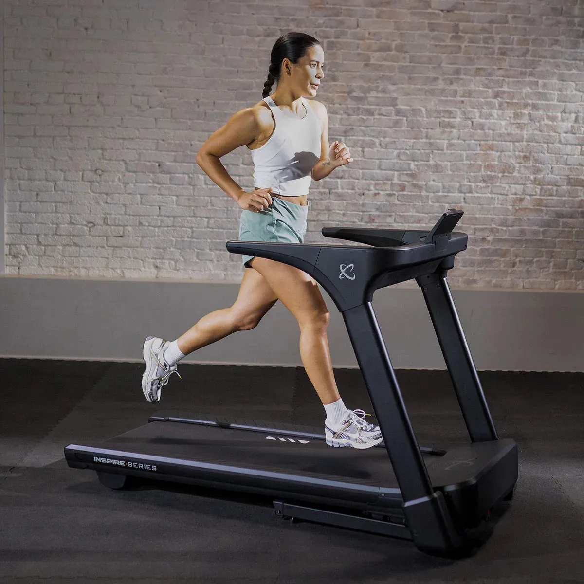 Inspire Series - T4 Treadmill with LED Console, Rower Accessories