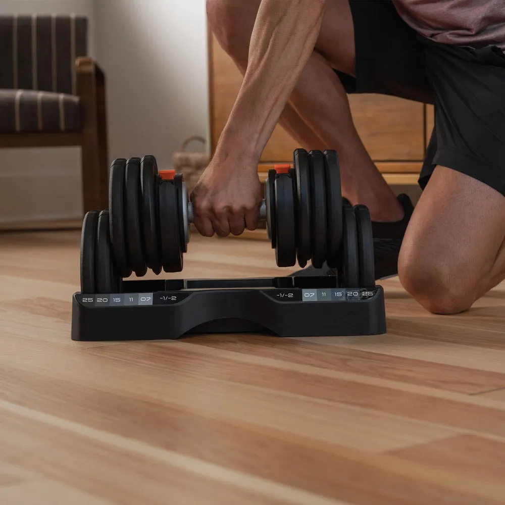 NordicTrack Adjustable Dumbbells | 25kg Pair, Non Electric Treadmill, Lifting Accessories