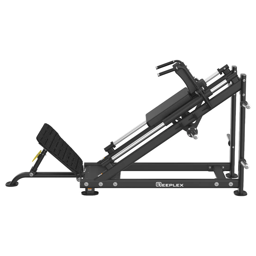 Reeplex Commercial Hack Squat Machine with Linear Bearing, Portable stair stepper, Slant board for calves