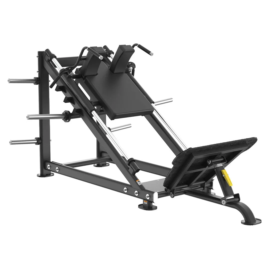Reeplex Commercial Hack Squat Machine with Linear Bearing, Non-slip yoga mat