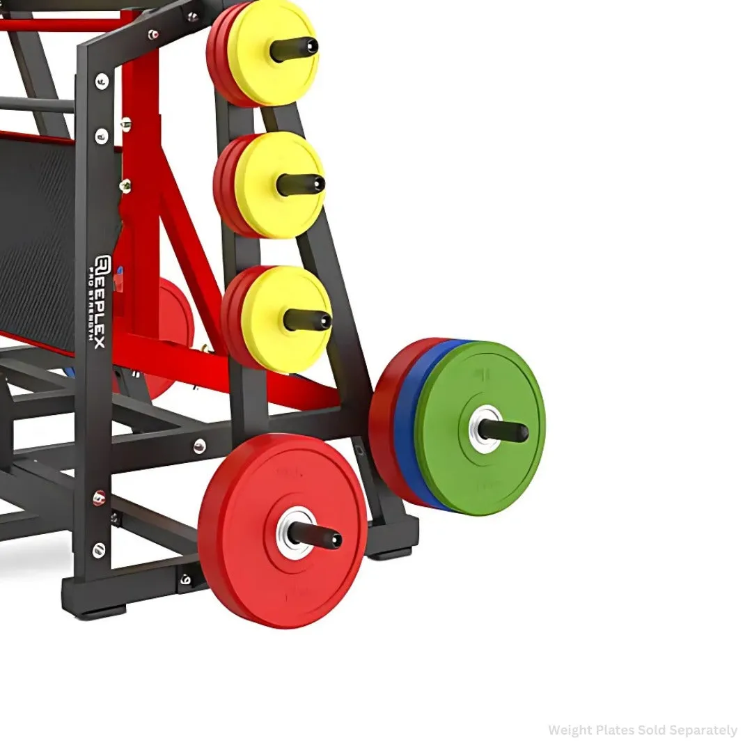 Reeplex Commercial Plate Loaded Seated Leg Press Red, Rowing machine for small spaces, Pre-workout powder, Center Drive
