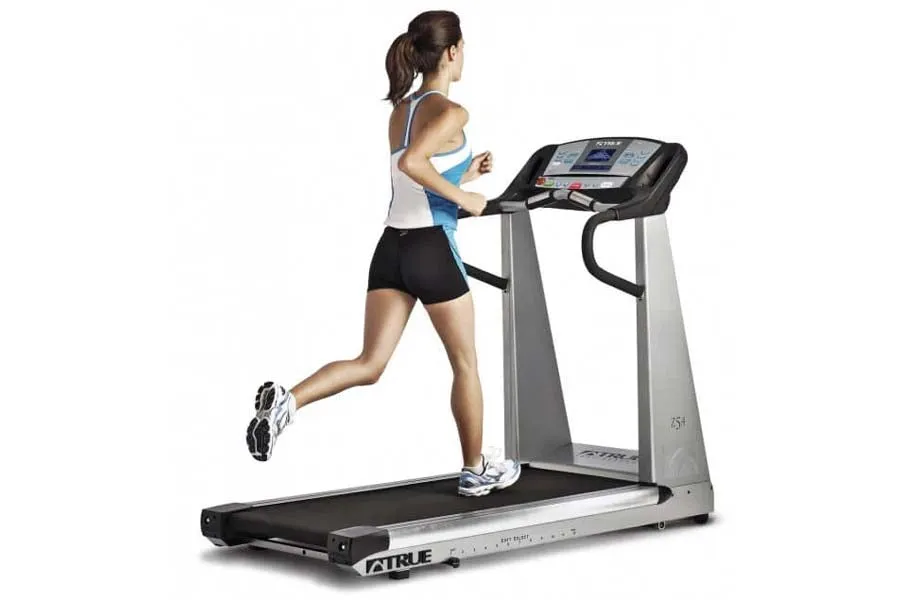 TRUE Z5.4 Treadmill With 9" TouchScreen Console, Fixed Barbell Set, Olympic Frisbee Set