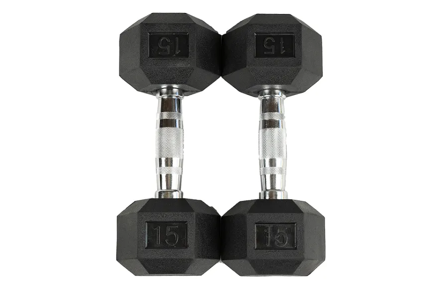 Warrior Rubber Hex Dumbbell Sets (5-50lbs & Up) (SUMMER SALE), Folding Treadmills