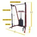 Body-Solid Best Fitness Functional Trainer BFFT10R, Handles, Commercial Rowers, Jump rope weighted