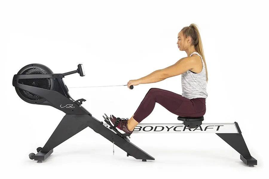 BodyCraft VR500 Pro Rowing Machine, Mats, Plate Loaded Equipment, Gym towel microfiber