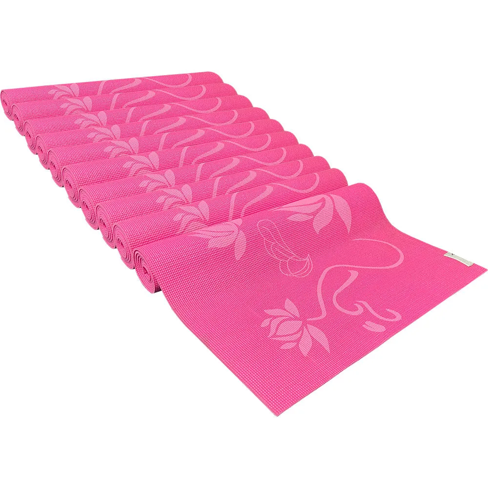 New & Noteworthy Hit Yoga Mat 4mm Pink Lotus | 10 Pack Bundle Editor-Loved, Exercise Balls, Cold therapy wrap, Plates