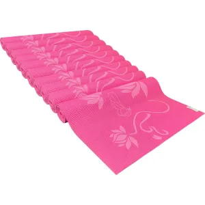 New & Noteworthy Hit Yoga Mat 4mm Pink Lotus | 10 Pack Bundle Editor-Loved, Exercise Balls, Cold therapy wrap, Plates