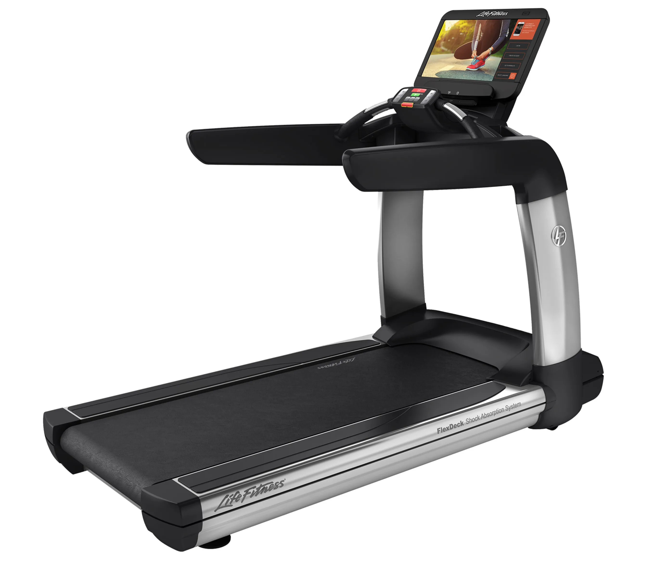 New & Noteworthy Life Fitness Elevation Series Treadmill with SE3HD Console - Arctic Silver Most Wanted, VO2 max monitor, Aerobic Training,Yoga