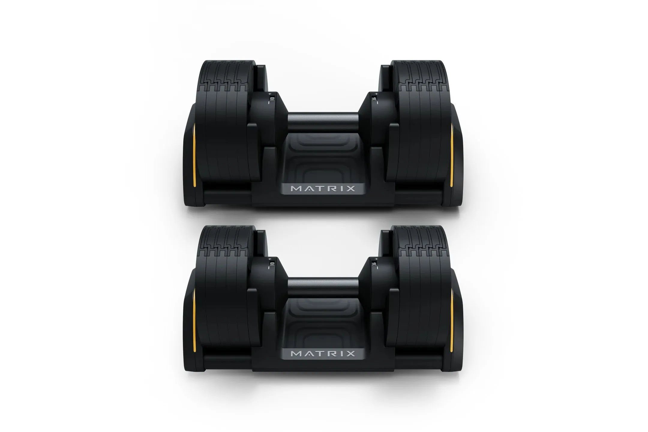 New & Noteworthy Matrix DB50 50lb Adjustable Dumbbells Fresh Finds, Olympic Frisbee Set (With Stand), Folding treadmill, Olympic Frisbee Rack