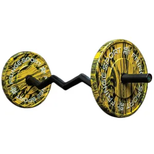 New & Noteworthy "La Gordita" EZ Curl Axle Bar Popular Choice, Climbing,Battle Ropes, Weight Bars