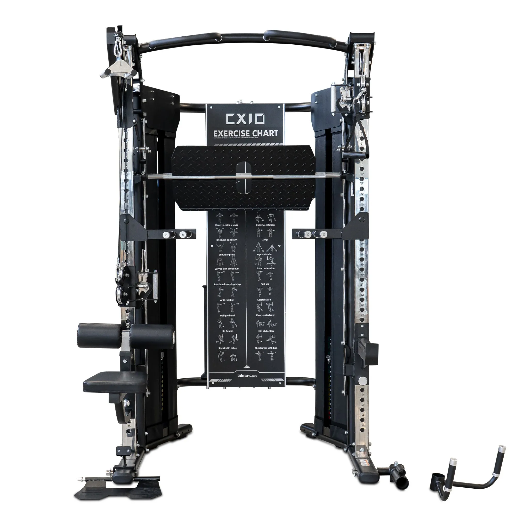 Reeplex CX10 Multi Functional Trainer   Gym Attachments, Folding treadmill, Indoor slide playground, Cross training shoes