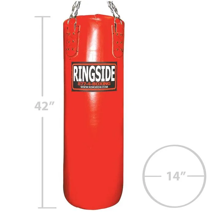 Ringside Boxing Leather Heavy Bag- 100Lbs, Cable machine attachments, Equipment Storage
