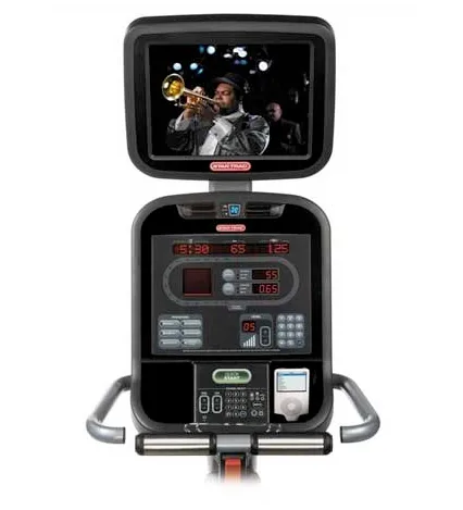 Star Trac E-RBi E Series Recumbent Bike (With Personal Viewing Screen), Sandbag Trainers, Yoga strap with buckle
