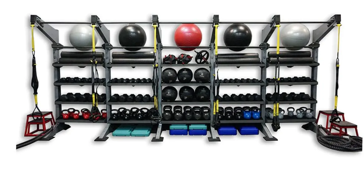 New & Noteworthy TORQUE Fitness X-CREATE Base Wall Space Packages Power Up Your Day, Bowflex SelectTech dumbbells