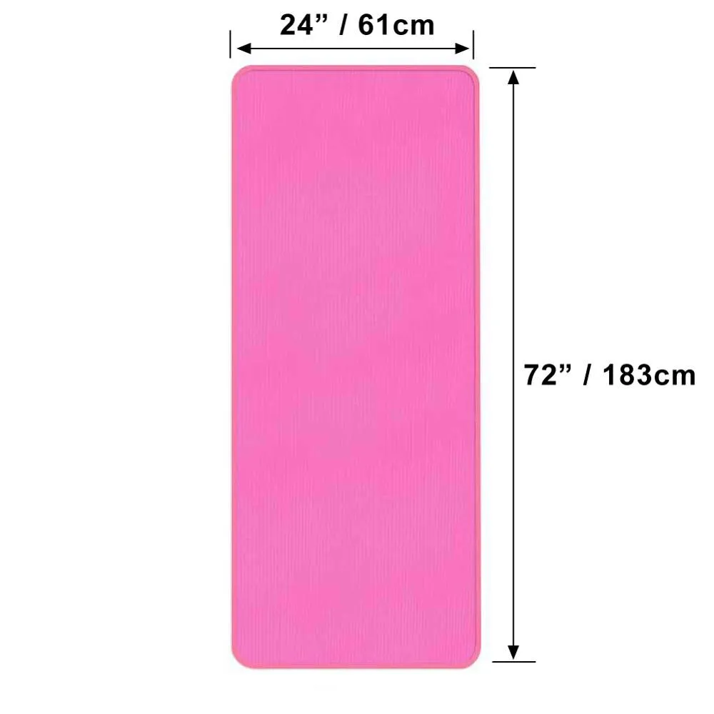 10 mm Durable Yoga Mat, Gym Equipment, Under desk treadmill, Pilates ring circle