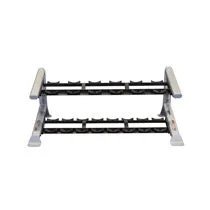 Body Solid SDKR500SD 2 Tier Saddle Dumbbell Rack, Cardio Accessories