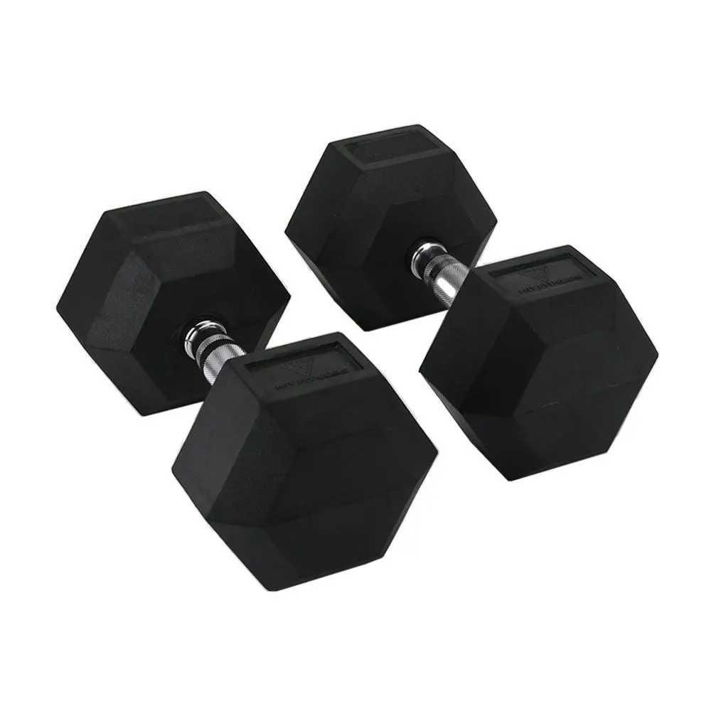 New Arrival Hit Fitness Hex Dumbbells | 32.5kg Top-Rated, Fitness Testing, Core and Abs