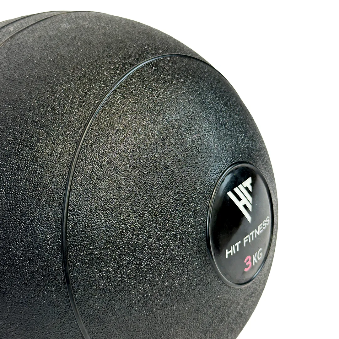 Hit Fitness Slam Ball | 3kg, Leg Curls,Extensions,Calf Presses, Medicine Balls, Steppers